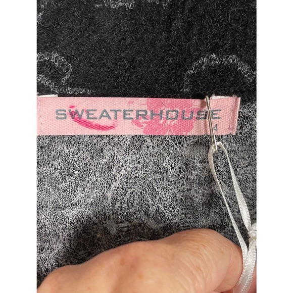 NWT Sweaterhouse Wool Mohair Blend Long Cardigan Sweater Sz M & L Made in Spain - Picture 8 of 14